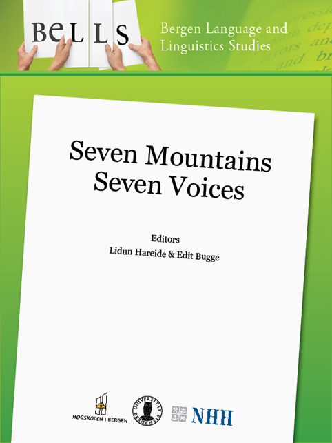 					View Vol. 1 (2010): Seven Mountains; Seven Voices
				