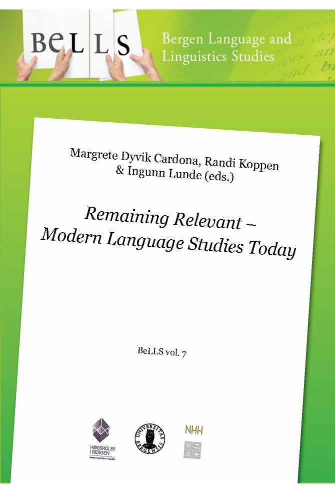 					View Vol. 7 (2017): Remaining Relevant – Modern Language Studies Today
				